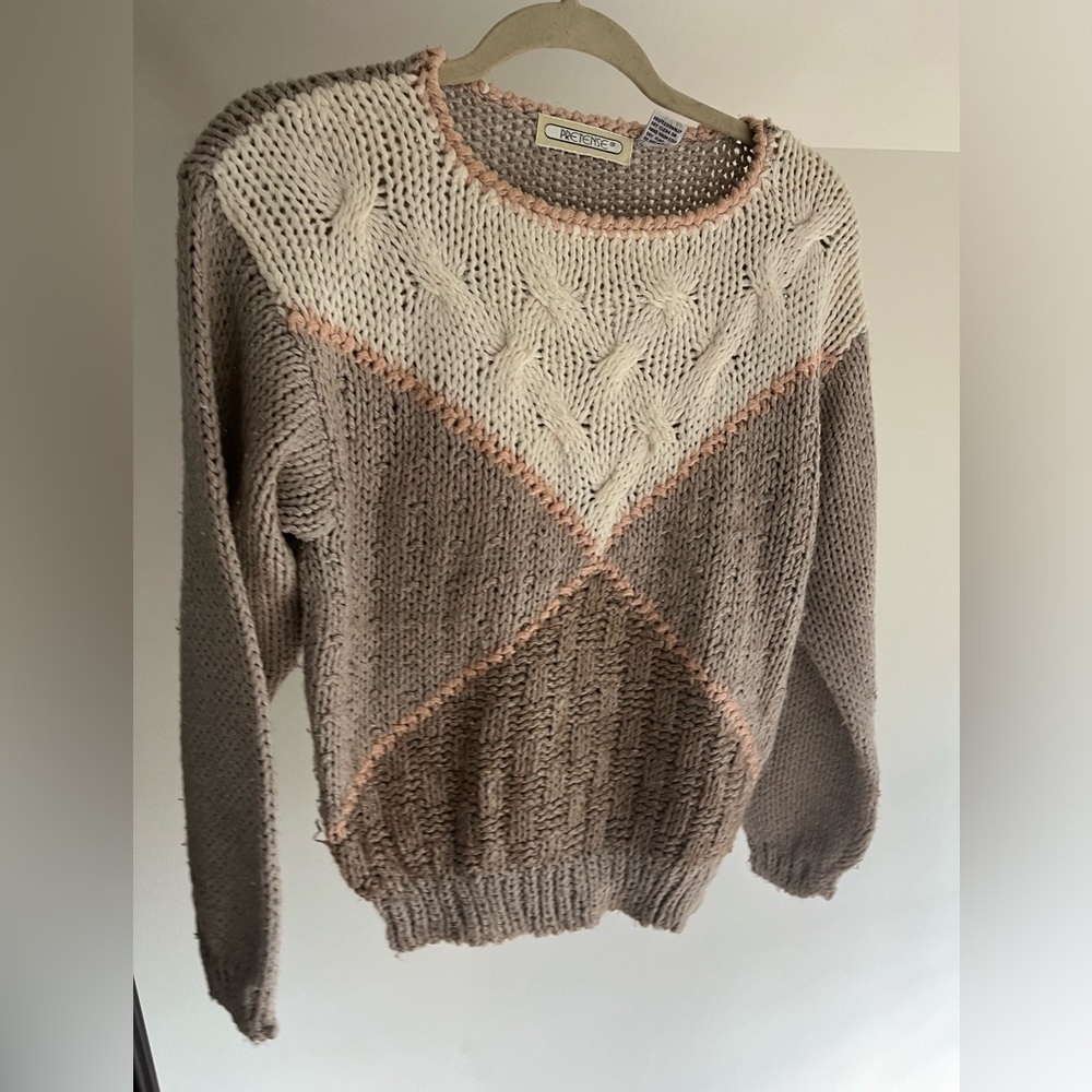 vintage hand knit sweater